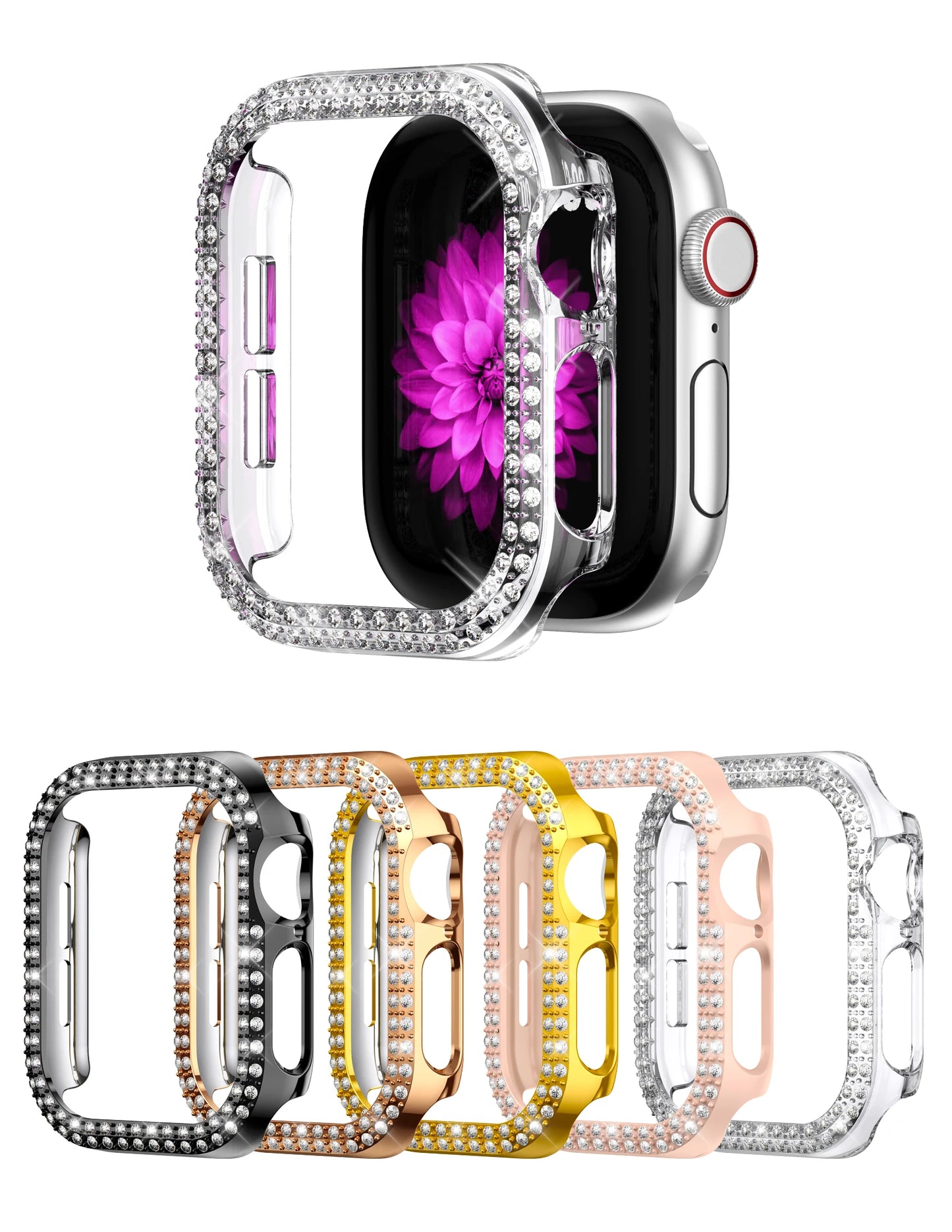 Silikon-Stoßfängerabdeckung für Apple Watch