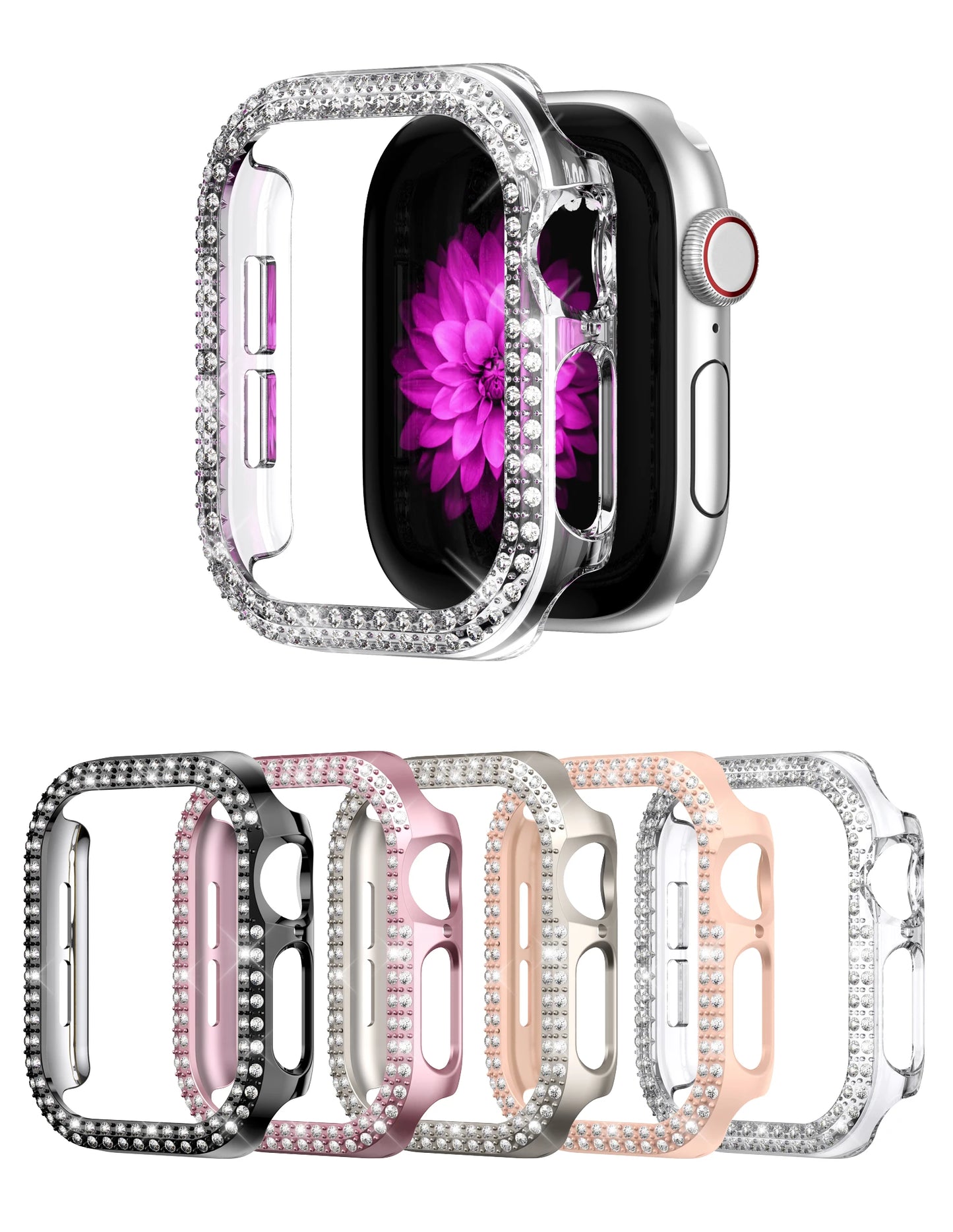 Silikon-Stoßfängerabdeckung für Apple Watch