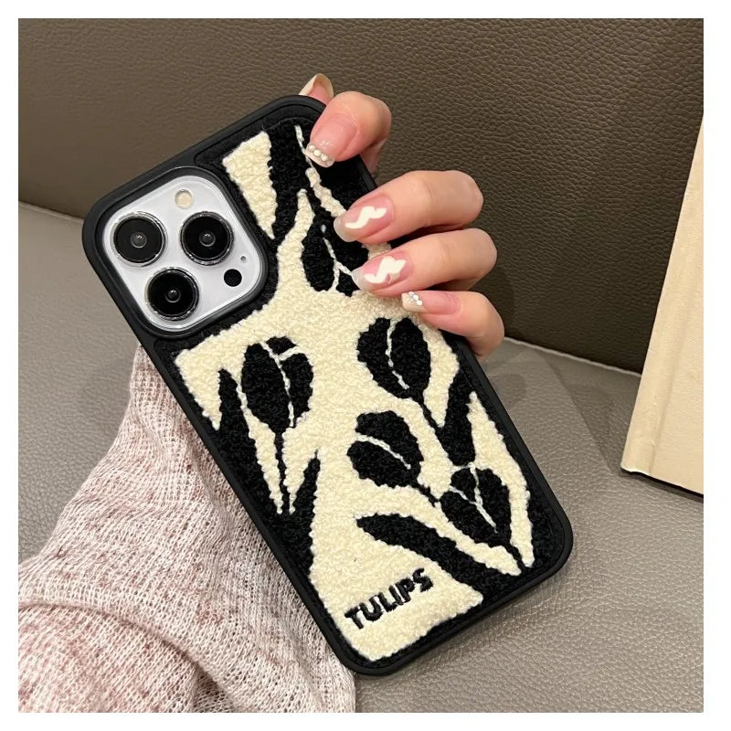 Tulips Towel Embroidery Case