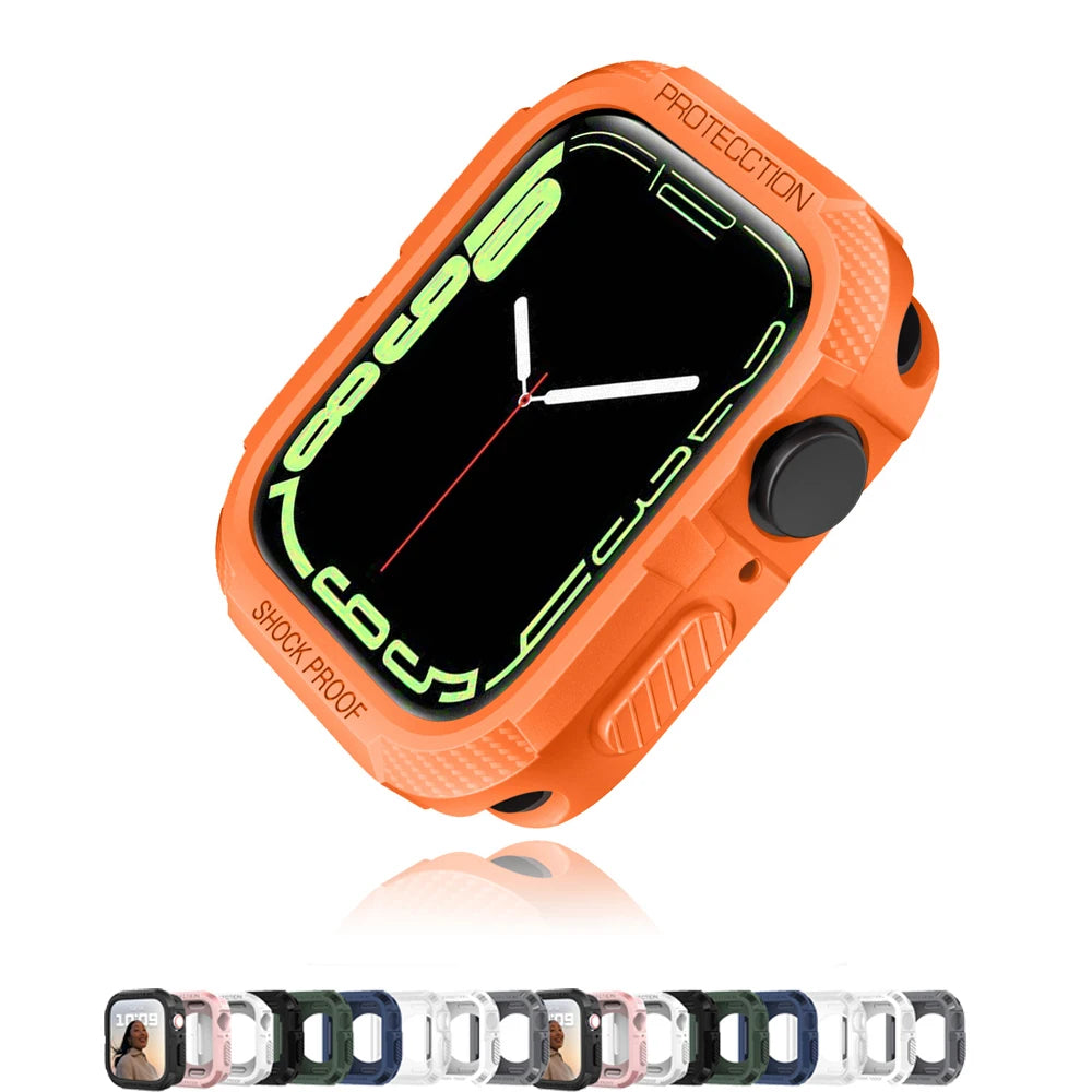 Robuste TPU-Hülle für die Apple Watch mit Displayschutz