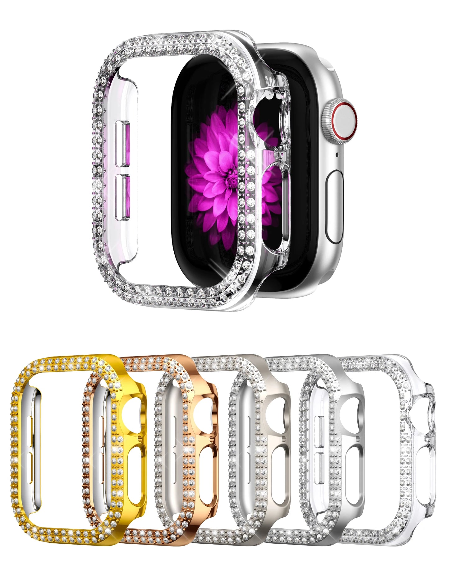 Silikon-Stoßfängerabdeckung für Apple Watch
