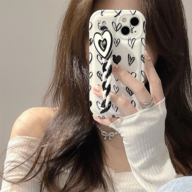 Graffiti LoveHeart Case + Strap