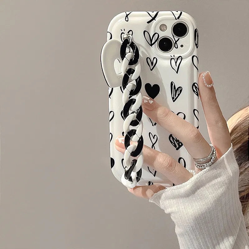 Graffiti LoveHeart Case + Strap