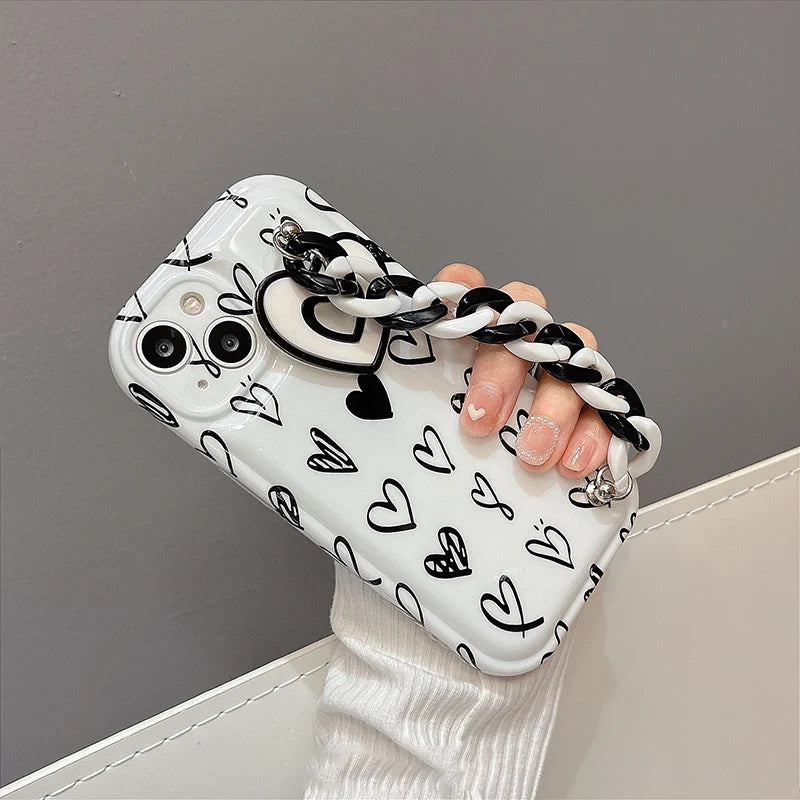 Graffiti LoveHeart Case + Strap