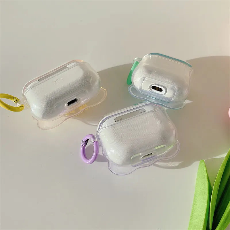 Airpods-Hülle mit gewellter 3D-Schleife