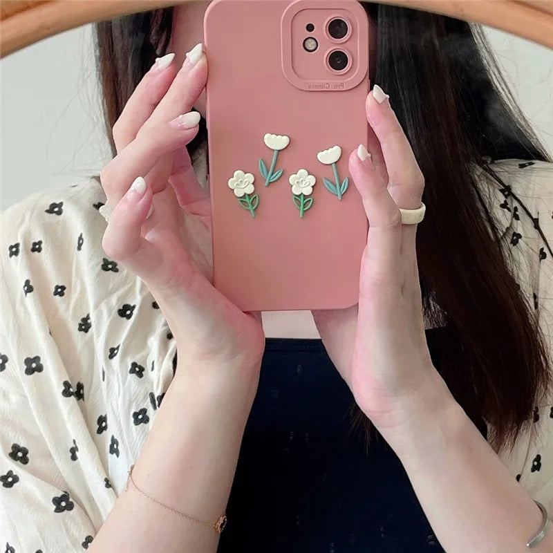 3D Flowers Case