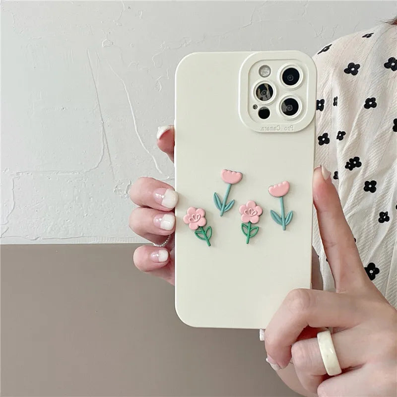 3D Flowers Case