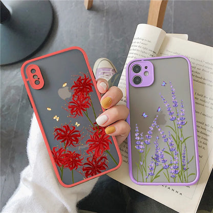 Lavender & Higan Flower Case