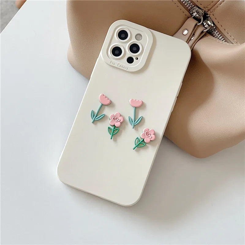 3D Flowers Case