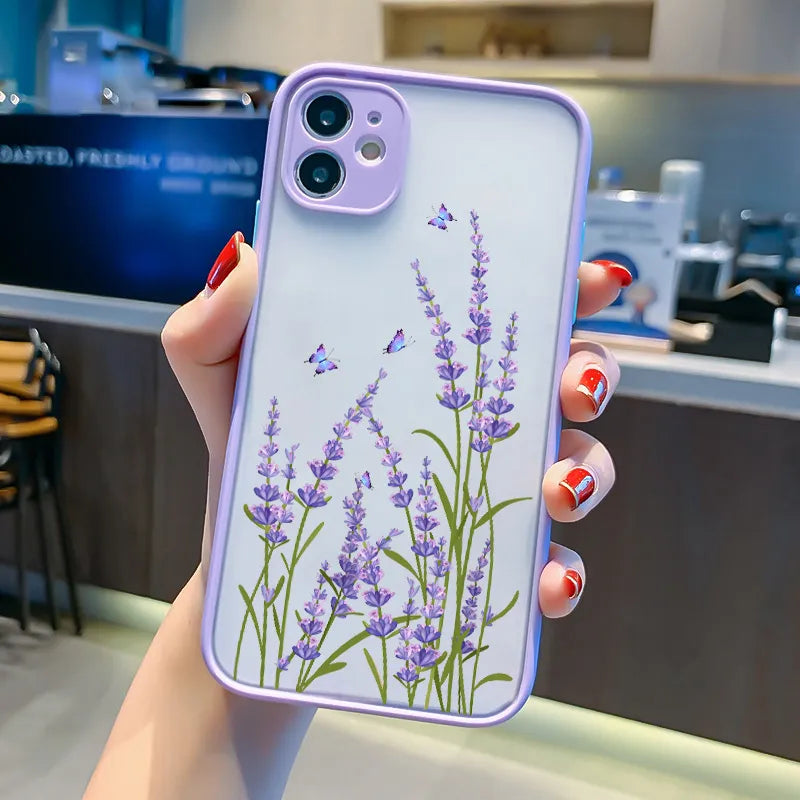 Lavender & Higan Flower Case