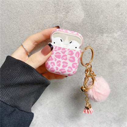 Pink Leopard AirPods Case + Charm