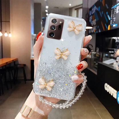 3D Butterflies Case + Strap