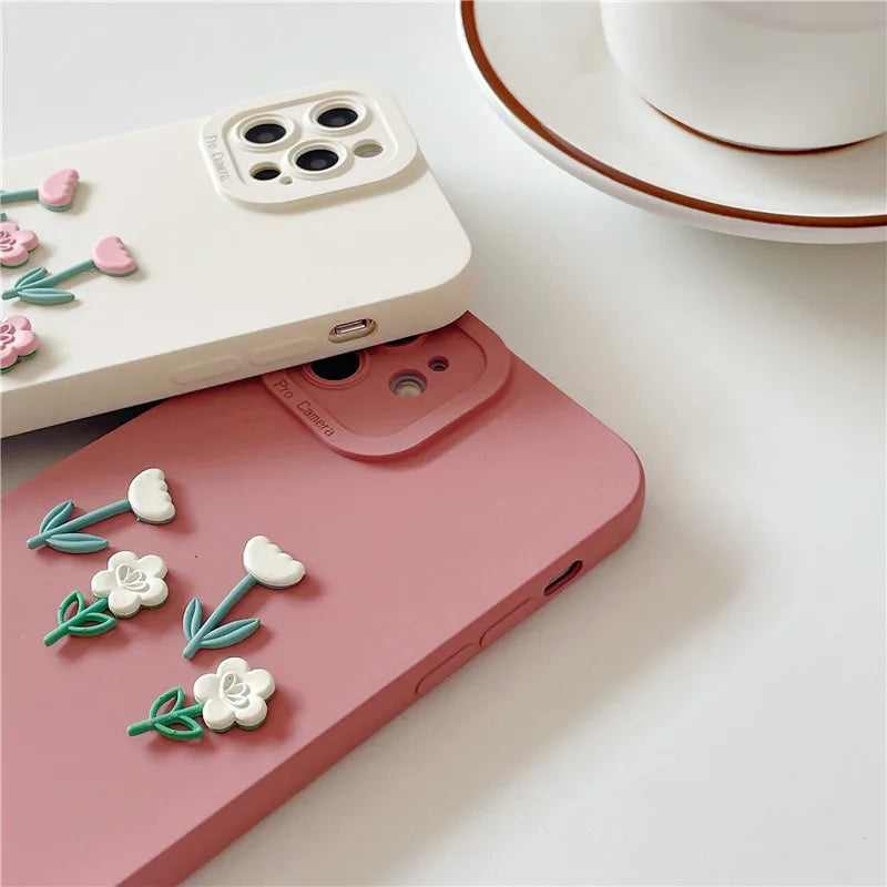 3D Flowers Case