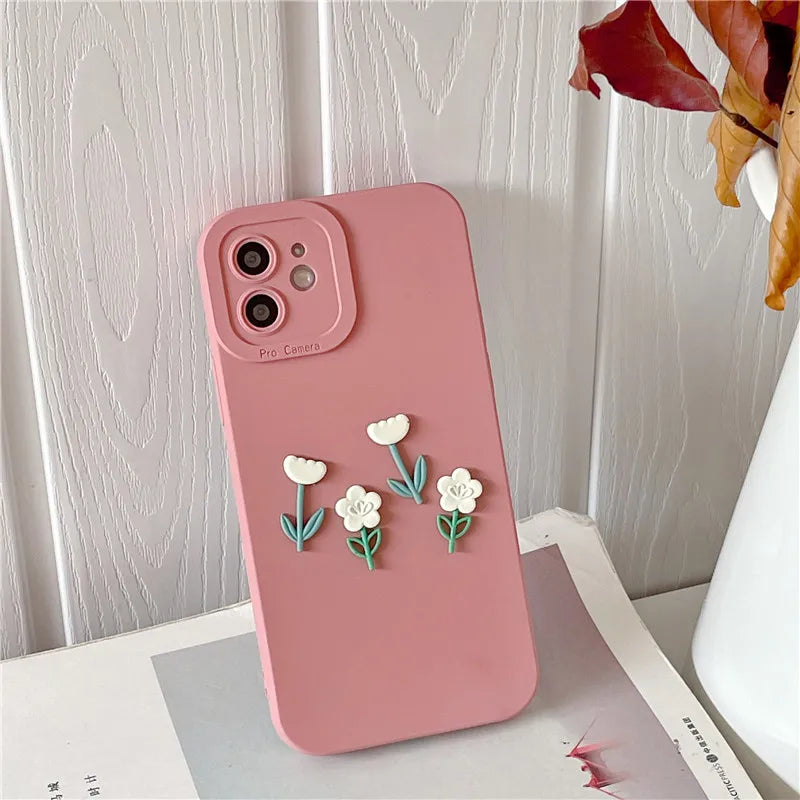 3D Flowers Case