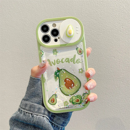 Strawberry & Avocado Slide Camera Case