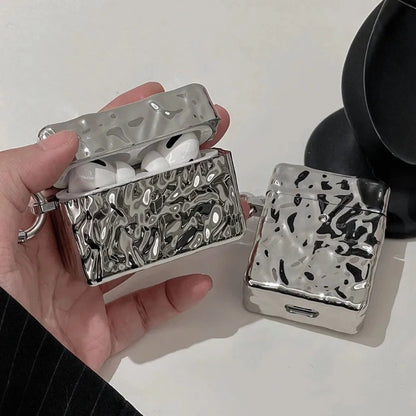 Silver Tinfoil AirPods Case