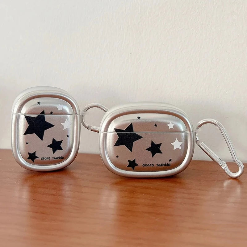 Silver Stars AirPods Case