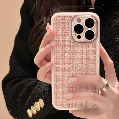 Weave Lattice Embroidered Case