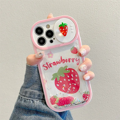 Strawberry & Avocado Slide Camera Case