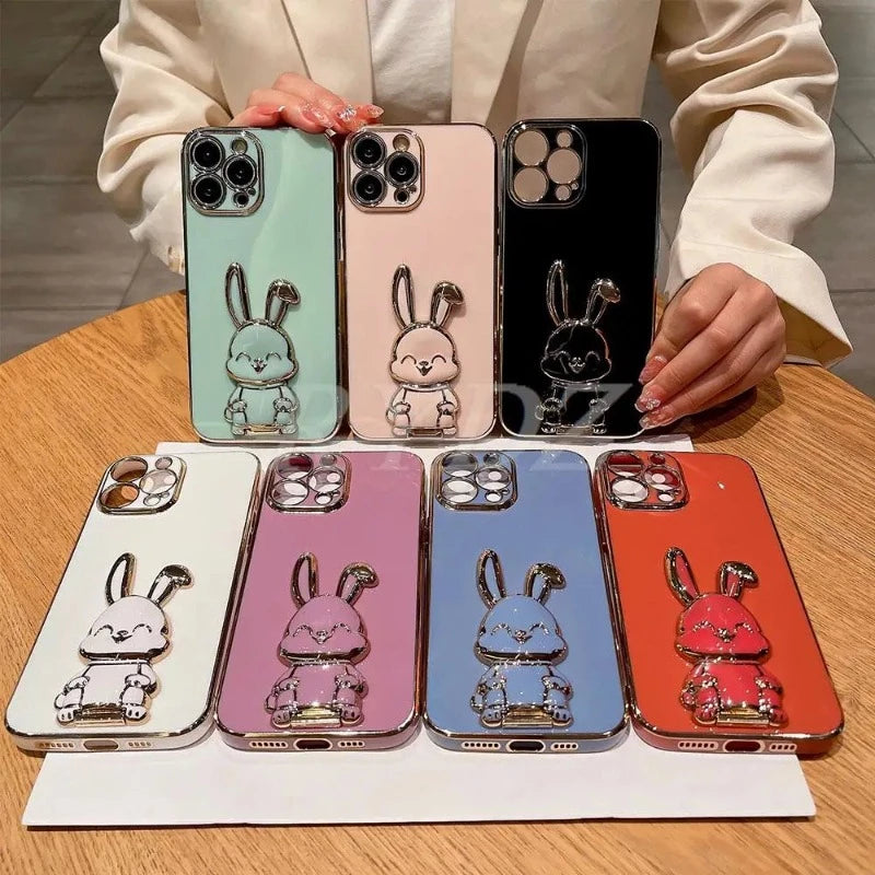 3D Rabbit Folding Stand Case