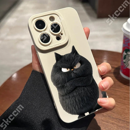 Shockproof Soft Silicone Bumper Cat iPhone Case