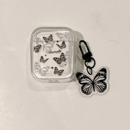 Black Butterflies AirPods Case + Charm