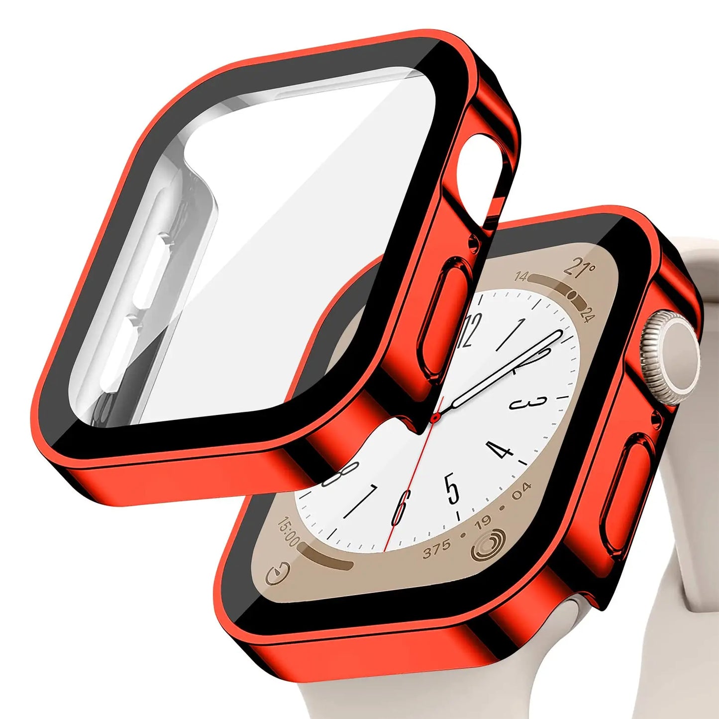 Glass+Cover for Apple Watch Case