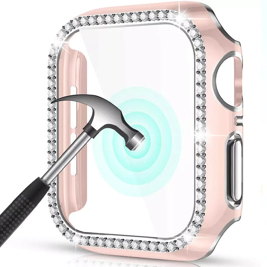 Bling Diamond Apple Watch Case & Screen Protector