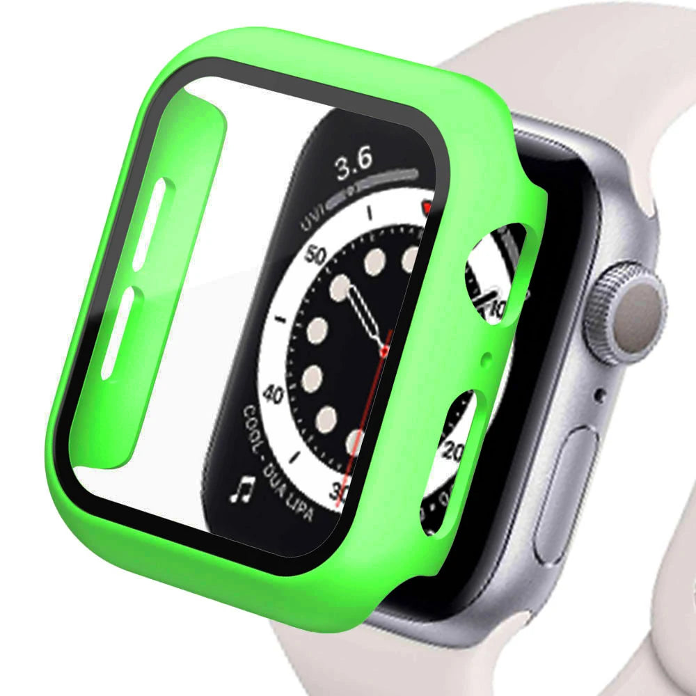 Gehärtetes Glas und Cover für die Apple Watch