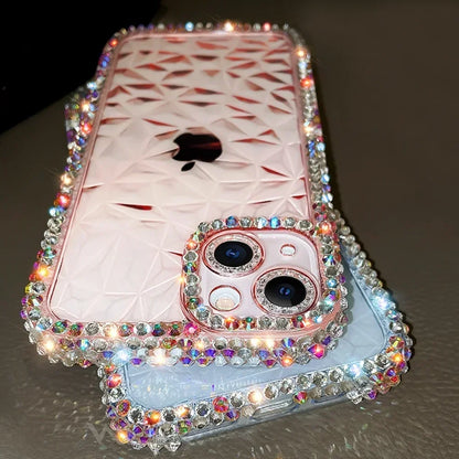 Luxuriöse iPhone-Hülle mit Diamant-Glitzer