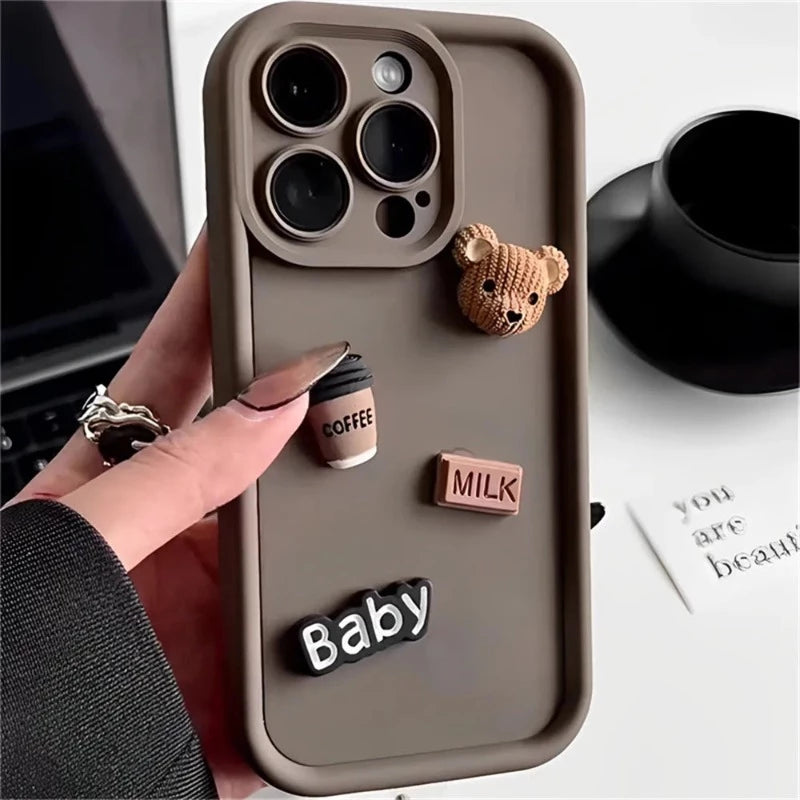 3D Bear Coffee Case