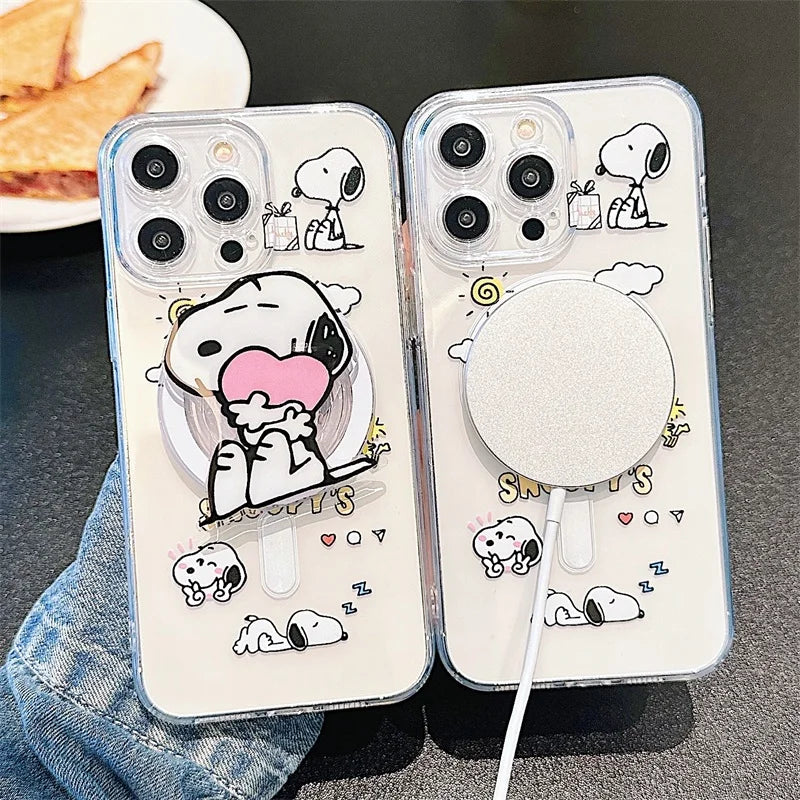 Cartoon Snoopy MagSafe Case