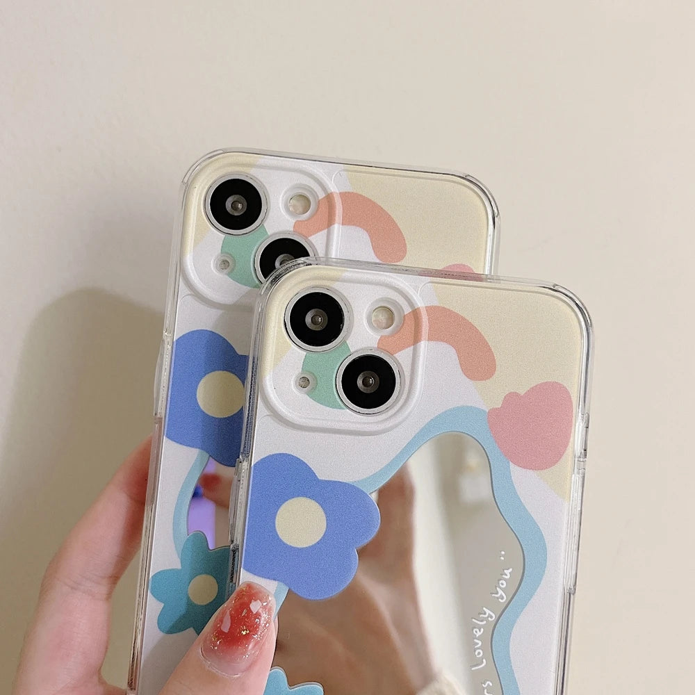 Flowers Mirror Case