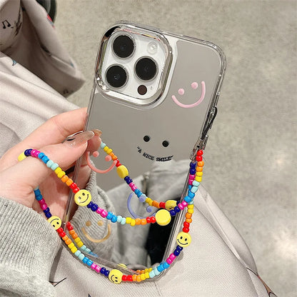 Smiley Mirror Case + Strap