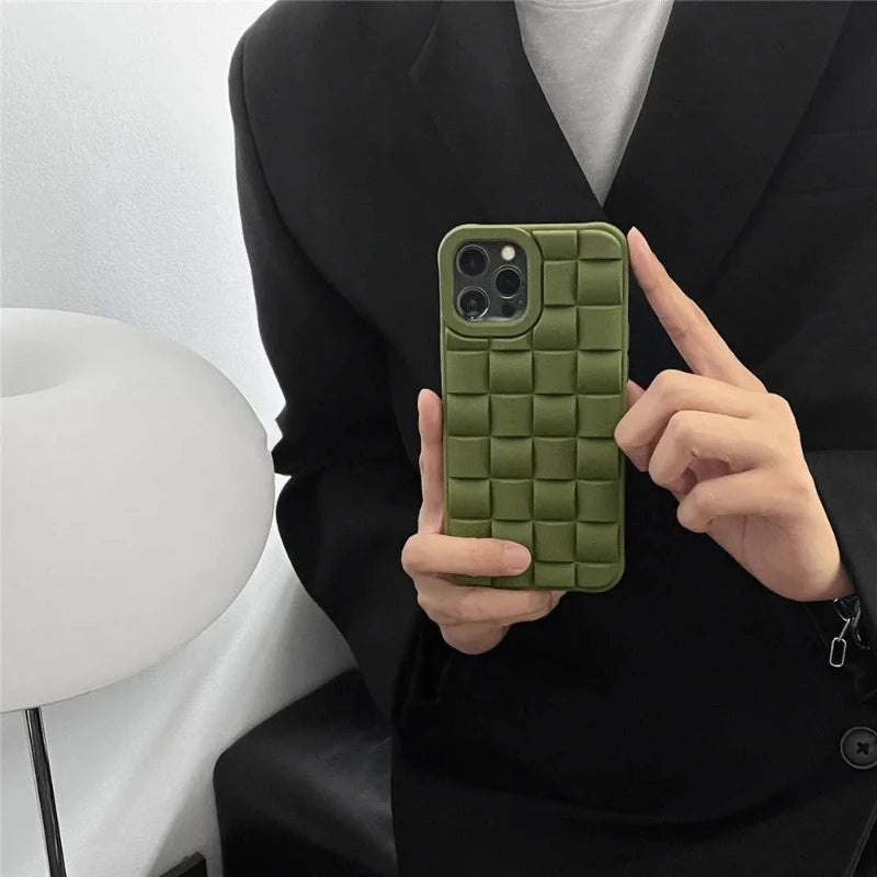 3D Cube Weave Pattern Case