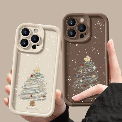 Christmas Tree Printed Soft TPU iPhone Case