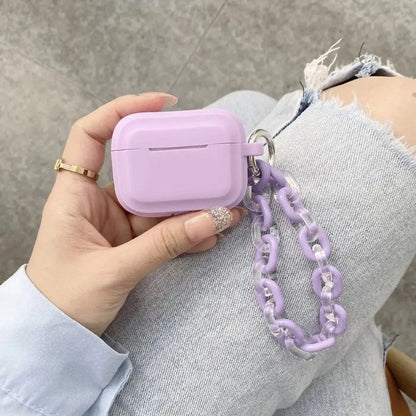 Purple AirPods Case + Strap