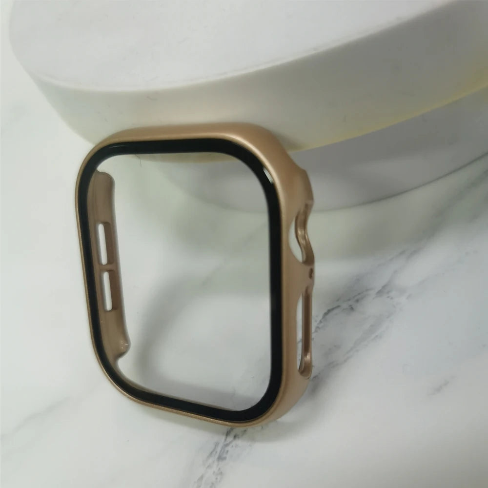 Gehärtetes Glas und Cover für die Apple Watch