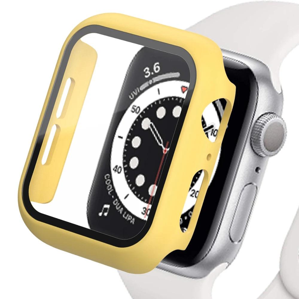 Gehärtetes Glas und Cover für die Apple Watch