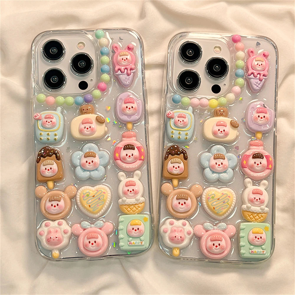 3D Colorful Cartoon Case