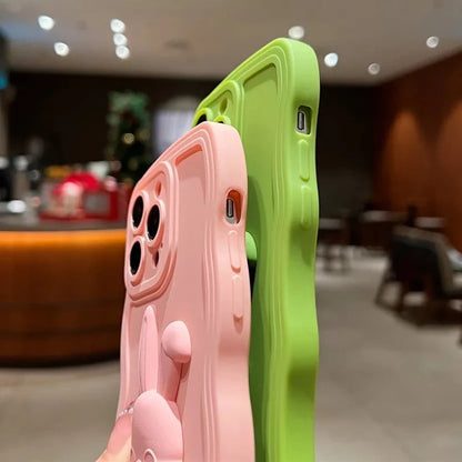 Cute Cartoon Rabbit Stand Holder Case