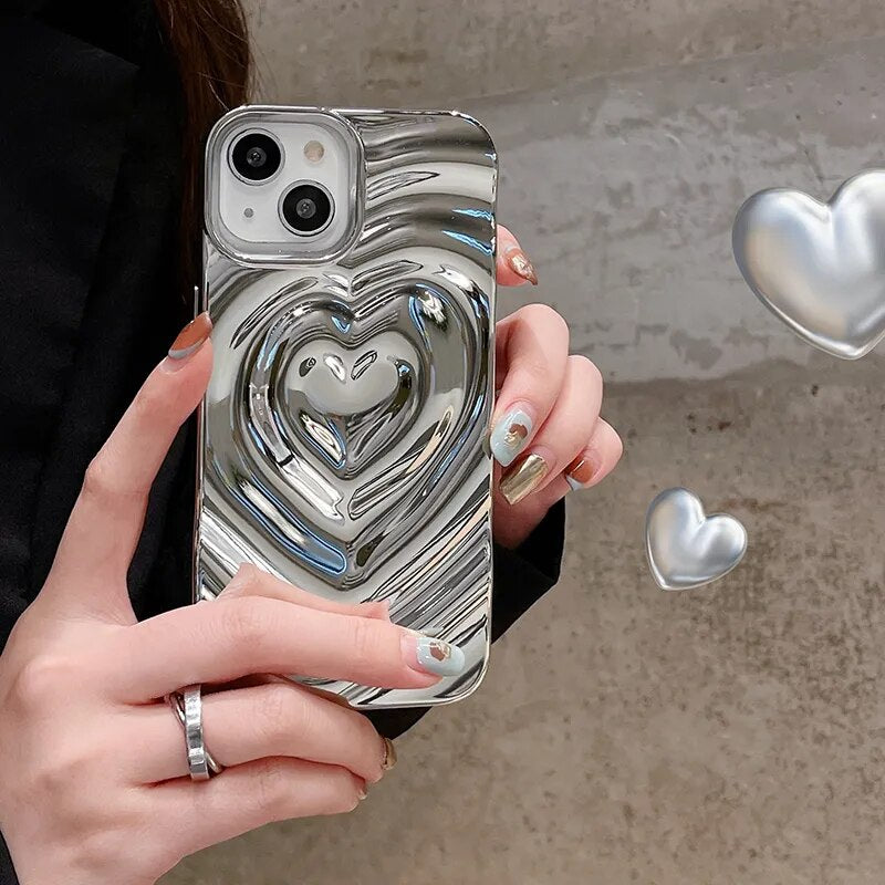 3D Love Mirror Case