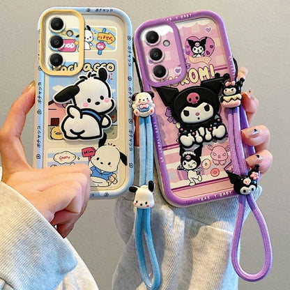 Toy Hand Strap Cartoon Samsung Phone Case