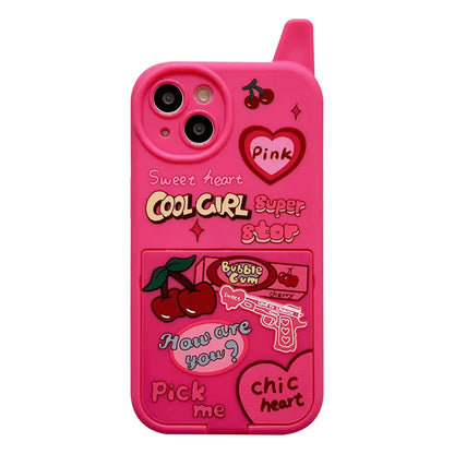 Pink Mirror Telephone Case