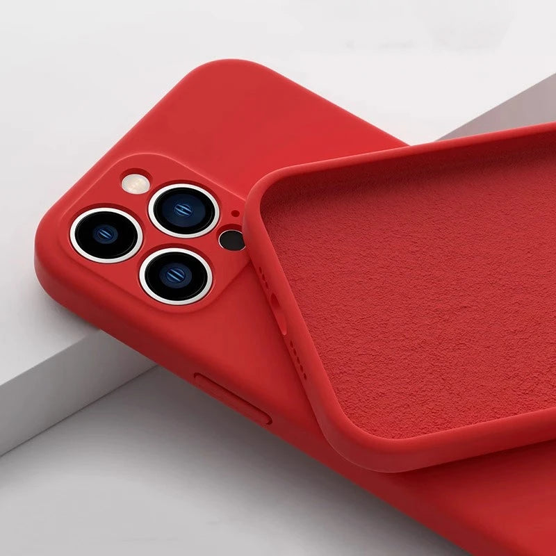 Luxury Original Liquid Silicone iPhone Case