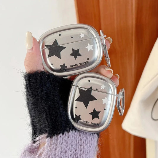 Silver Stars AirPods Case