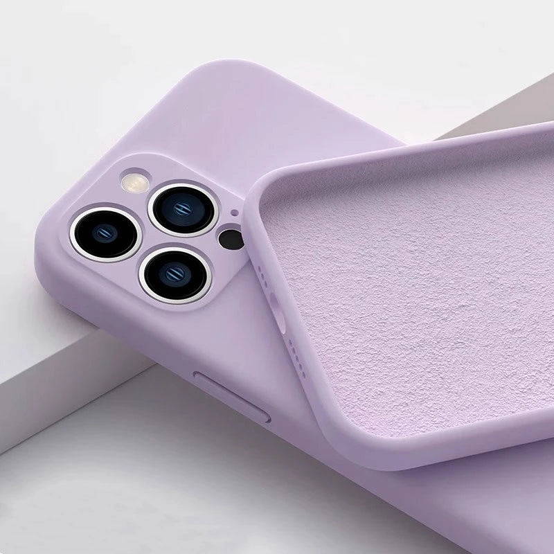 Luxury Original Liquid Silicone iPhone Case