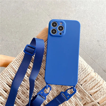 Blue Lens Protection Crossbody Case