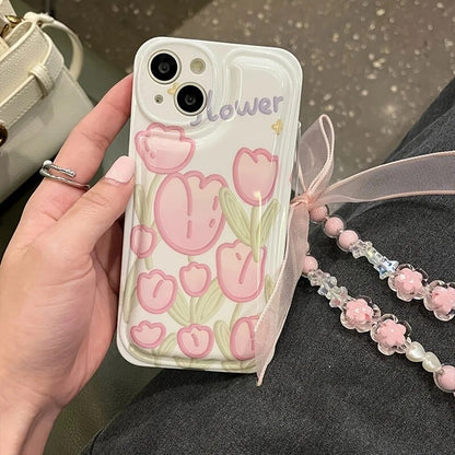 Tulip Flowers Case + Strap