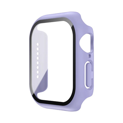 Tempered Glass & Case for Apple Watch